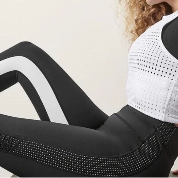 Athleta HIIT IT Mesh Capri - Picture 5 of 12